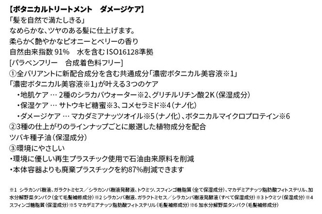 《訳あり品》 BOTANIST ボタニスト ボタニカルトリートメント 大容量詰替 単品【ダメージケア】|10_ine-160101dt