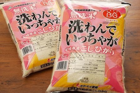 無洗米コシヒカリ 洗わんでいっちゃが10㎏✕３回定期便 計30㎏ K23_T001_1