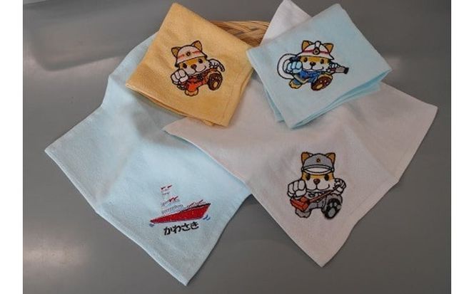 川崎市消防局キャラクター太助と消防船のハンカチ・エコバックセット