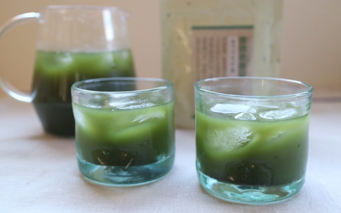 【 マツリカサボン 】 国産 農薬不使用 粉末よもぎ茶 3袋 / よもぎ粉末茶 数量限定 国産 岡山 真庭 粉末 岡山県 真庭市産 MATSURIKA SAVON 【savon012-01】