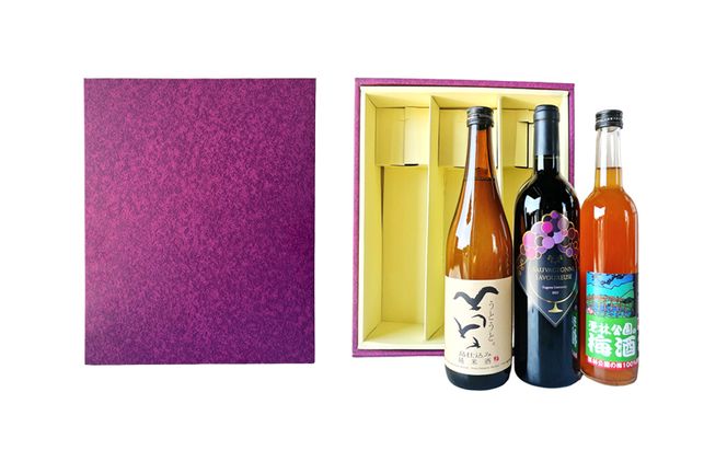 蔵元のこだわり 讃岐の地酒セットA(さぬきワイン・小豆島酒造・綾菊酒造) お酒 日本酒 純米酒 赤ワイン 