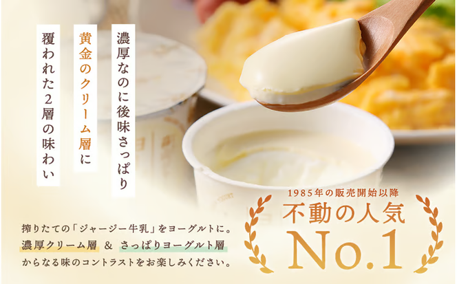 ★お試し用にも 黄金のクリーム層を味わう ひるぜんジャージーヨーグルト 10個入り ご当地グランプリ金賞 冷蔵便 / 蒜山 スイーツ デザート プレゼント 贈答 岡山県真庭市 ジャージー牛乳 ミルク 濃厚 ギフト おやつ 人気 【hiru024-02】