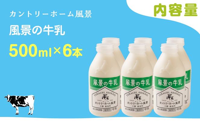 風景の牛乳 500ml ×6 SKB075