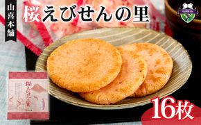 せんべい 桜えびせんの里 16枚 のし 贈答 ギフト おやつ おつまみ エビ 海老 サクラエビ せんべい 煎餅 えびせん
