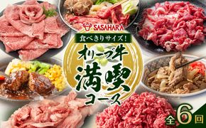 【全6回】食べきりサイズ！オリーブ牛の満喫コース 372013_HM242