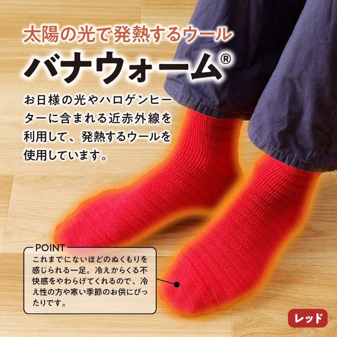 光吸収発熱ウール「ウォームファーム ボーダー柄靴下」 チャコールグレー カーキ ネイビー レッド オレンジ ライム ターコイズ