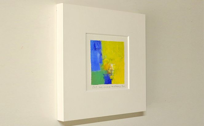 Hiroshi Matsumoto 油彩画 ”Oct. 20, 2020” オリジナル額装(ガラスなし)