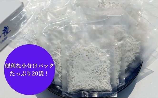 しらす干し 食べきり 小分けパック 大容量 お徳用 35g×20袋 700g 瀬戸内海産 【しらす しらす干し 釜揚げ 太白ちりめん ちりめんじゃこ 牛窓しらす しらす丼 ごはん ごはんのお供 食べ切り 小分け 岡山県 瀬戸内市 牛窓 服部水産】[№5735-3443]