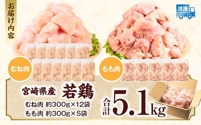 宮崎県産若鶏切身5.1kg 鶏肉_b0769_it_x2