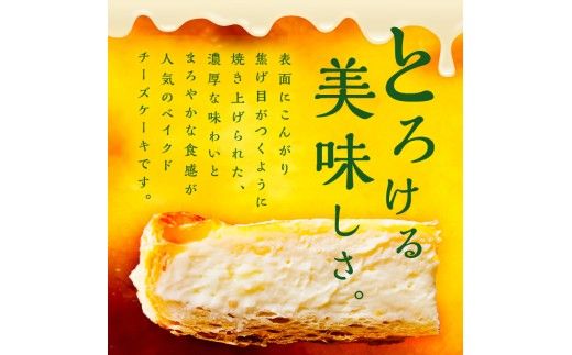 【北見応援返礼品】北海道 とろ～り濃厚。チーズベーク 中 ( チーズ チーズベーク ティンカーベル 濃厚 北海道 ふるさと納税 チーズケーキ 北見市 スイーツ お菓子 パイ生地 )【051-0020-yell】