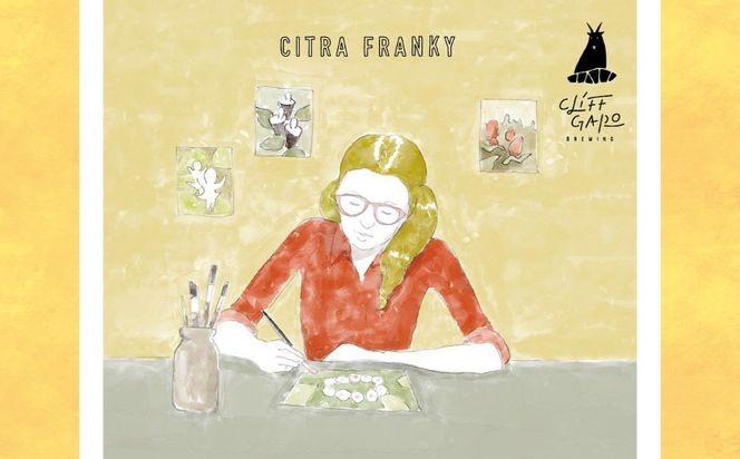 【全6回定期便】-CLIFF BEER- CITRA FRANKY  (ペールエール) 6本入り ビール クラフトビール 350ml 飲み比べ ギフト 沖縄市 / 株式会社クリフクラフト[BCDS011]