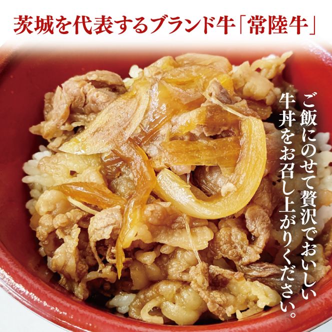 【常陸牛】冷凍牛丼の具　150g×10袋 茨城県共通返礼品｜茨城県 大子町 牛肉 国産 ブランド牛 黒毛和牛 惣菜 おかず 贈り物 ギフト （DJ004）
