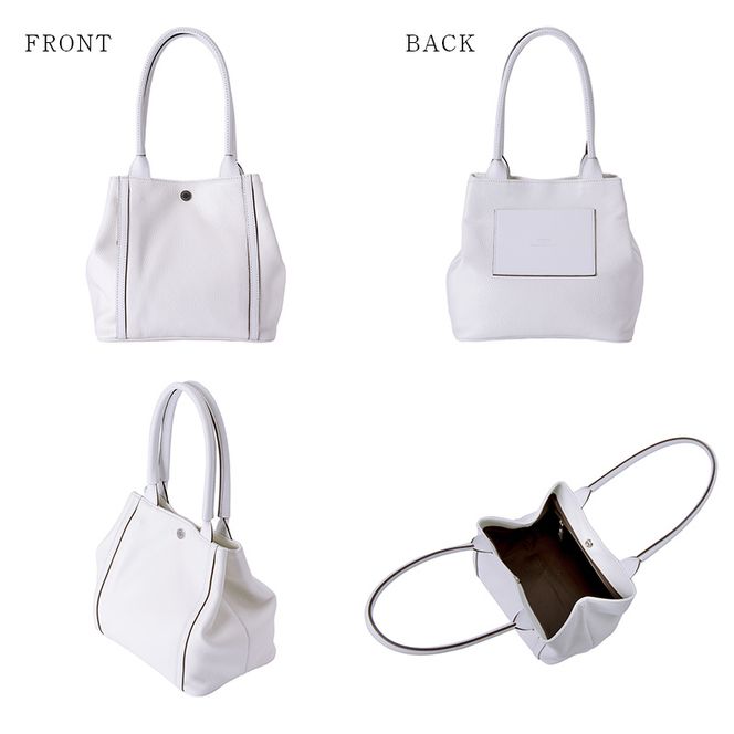 豊岡鞄スクエアトートCJTE-026（ホワイト）