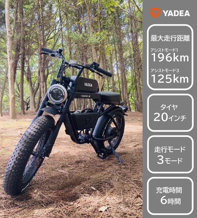 【電動アシスト自転車】【２台セット】 TRP-01【ハセガワモビリティ×YADEA】（1700-1）
