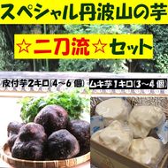 【芋家なか吉】スペシャル丹波山の芋☆二刀流☆セット (11月収穫プレミアム特選品つくね芋)｜京都 人気 やまいも［ 京都 山の芋専門店 職人 とろろ 芋 いも イモ 野菜 3kg 人気 おすすめ お取り寄せ 通販 送料無料 ふるさと納税 ］ 261009_B-SG09