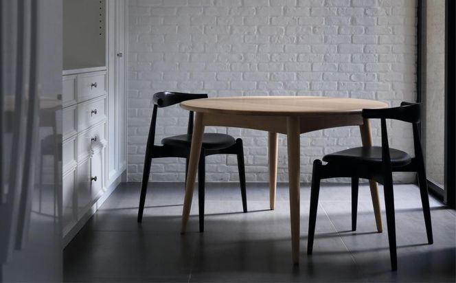 【高島屋選定品】＜FILE FURNITURE WORKS＞ラウンドダイニングテーブル(DT-8)｜京都 家具 テーブル 人気ブランド［ 京都 家具 インテリア テーブル 机 おしゃれ 人気 おすすめ 国産 職人 一点もの オーダー 東京 田園調布 ショールーム 通販 送料無料 ふるさと納税 ］ 261009_A-AAU014