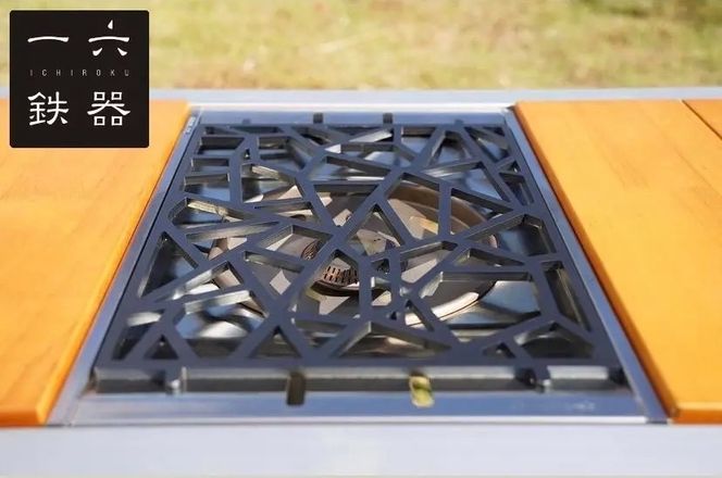 一六鉄器 フラットバーナー五徳 | 五徳 鉄 鉄製 無骨 調理器具 キャンプ バーベキュー アウトドア 鉄ギア