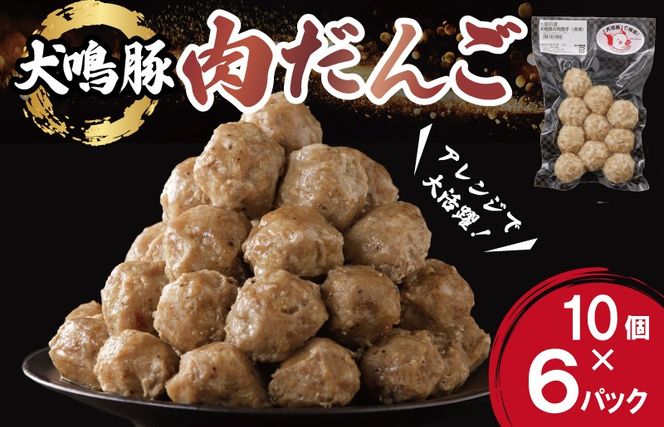 010B1285 【泉佐野ブランド豚】犬鳴豚の手作り肉団子（60個入り）【国産 豚肉 泉佐野ブランド豚 犬鳴ポーク】