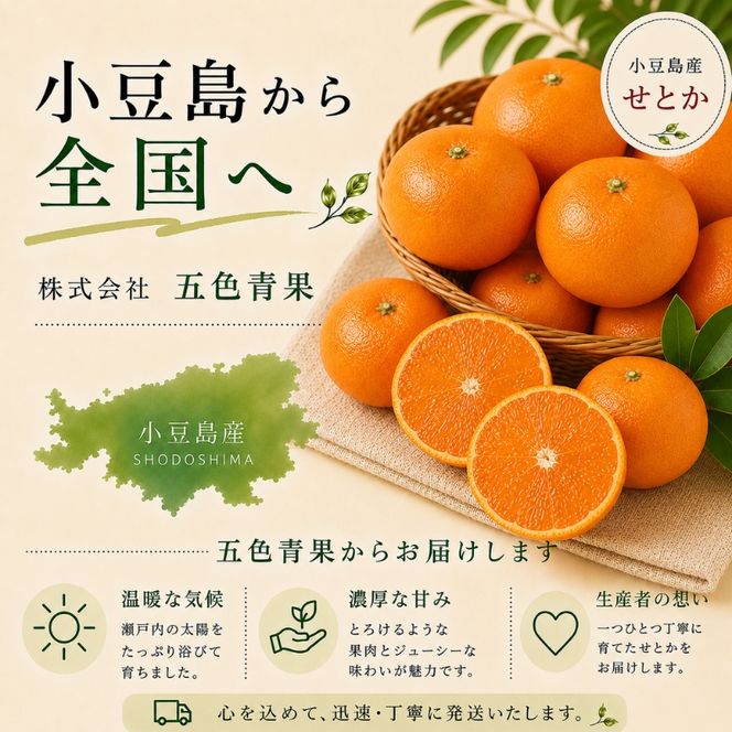 【 小豆島 】小豆島せとか 約5kg 柑橘 果物 せとか フルーツ ジューシー フレッシュ くだもの 国産 香川 香川県 土庄 土庄町