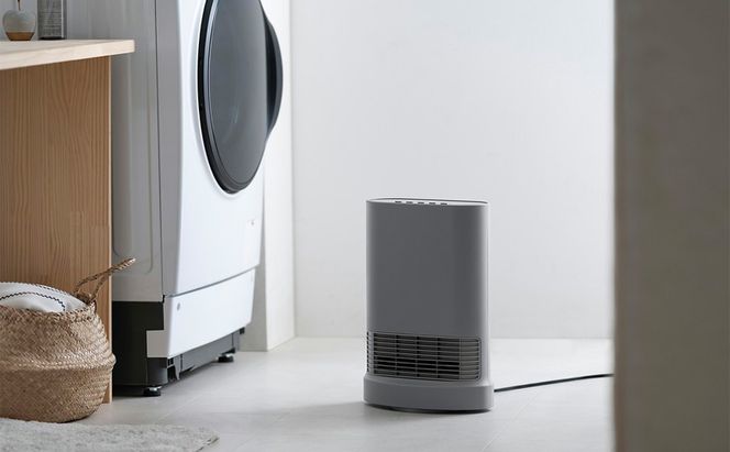 大風量セラミックファンヒーター 首ふり室温センサー付 ACH-LTSW12A-H グレー アイリスオーヤマ 速暖 コンパクト リビング 子ども部屋 おしゃれ シンプル 暖房 冬 暖房器具 セラミックヒーター ファンヒーター ヒーター