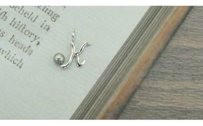 J-96K伊勢志摩あこや本真珠SV製イニシャルペンダント(K)