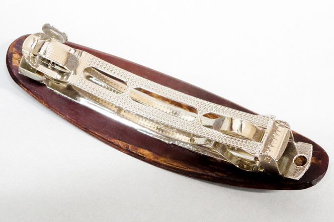 角館樺細工 髪留め 桜 角館工芸協同組合＜ゆうパケット＞|02_kdk-896001