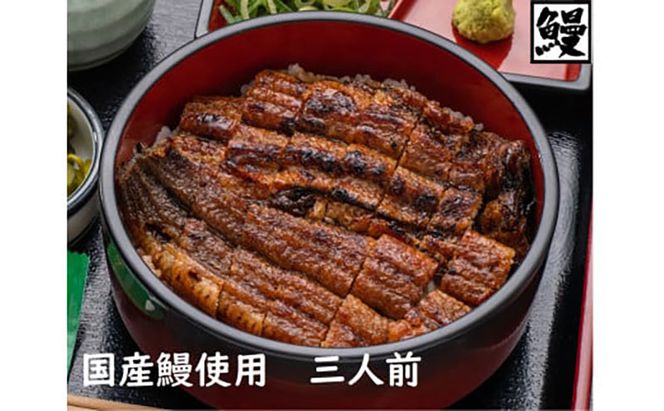 おうちでひつまぶし 3人前／炭火焼きうなぎ 鰻 ウナギ うなぎ 国産 ひつまぶし 炭火焼 たれ ギフト 贈り物 グルメ ご褒美 簡単調理 冷凍 手作り 丑の日