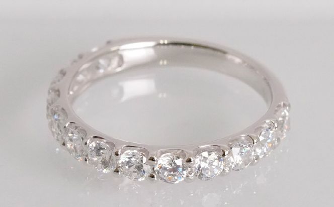 トータル1.0ｃｔ ハーフエタニティリング  管理番号RTJ-031 246-006