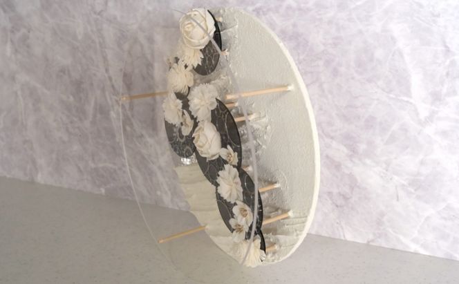 ウォールデコ/サークル(3) インテリア オリジナル 立体インテリア 壁 装飾 花 フラワー アクリル 金属  おしゃれ ギフト プレゼント 岐阜県 海津市