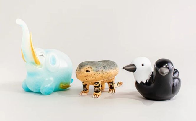 予言の鳥 / standard / CHUKU JAPONISM 置物 オブジェ 飾り インテリア 鳥 手作り 手作業 日本製 プレゼント ソフビフィギュア ケンエレファント　墨田区 東京