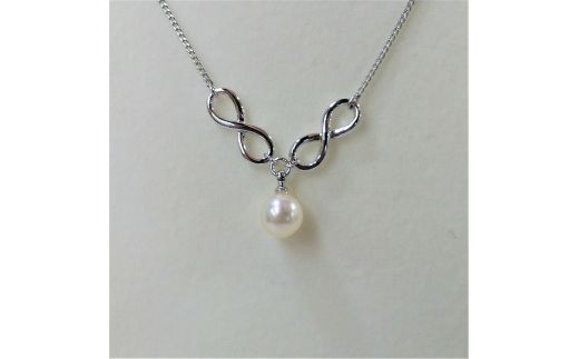 10-61伊勢志摩あこや本真珠ネックレス・インフィニティR(2)
