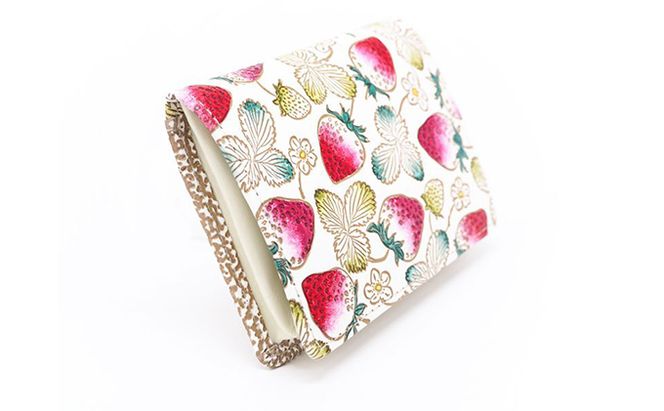 箱まち 小銭入れ いちご 文庫屋大関 コインケース ボックスコインケース 財布 おさいふ ウォレット 革製品 革小物 ファッション小物 小物入れ 日用品 雑貨 東京 東京都 墨田区