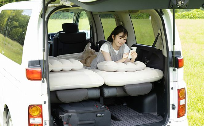 防災 エアーベッド（手動ポンプ、枕付）ABD-1NTP ベージュ アイリスオーヤマ 雑貨 日用品 