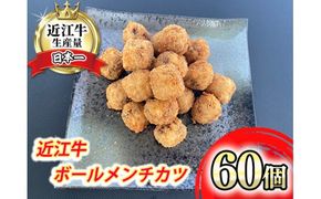 近江牛ボールメンチカツ　60個【AB86W】
