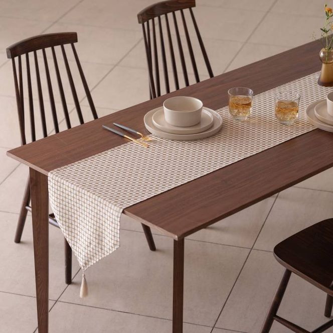 y{򍲖szwsg0034 Calm Table runner with tassel^J e[ui[ ^bZ MTCY Xm[