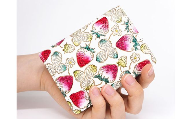 箱まち 小銭入れ いちご 文庫屋大関 コインケース ボックスコインケース 財布 おさいふ ウォレット 革製品 革小物 ファッション小物 小物入れ 日用品 雑貨 東京 東京都 墨田区