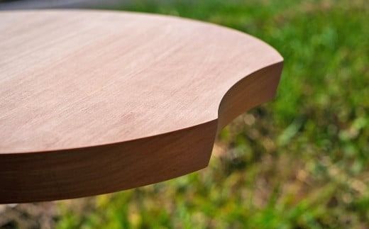 cutting board（カッティングボード） ブラックチェーリー材 まな板 丸型 調理器具