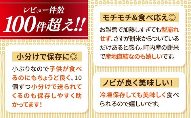 【順次発送】築上町産 本格 杵つき 生もち 20個 (10個×2パック)《築上町》【アルク農業サービス合同会社】 餅 お餅 もち[ABAB007]