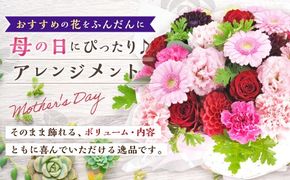 【先行予約】 おすすめの花をふんだんに母の日ギフト用アレンジメント 【2026年5月7日～9日まで発送予定】 母の日 ギフト 贈り物 アレンジメント 花