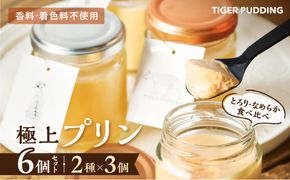 【一週間以内に発送】極上とろりプリン＆極上風味プリン 2種6個セット【タイガープリン】_HA1595