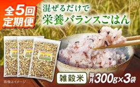 全5回 定期便 （月1回） 雑穀米 健康 ごはんの お米 セット 二丈赤米産直センター [ABB020] 雑穀 国産 米 黒米 赤米 栄養満点 もち もち黒米 古代米 定期便