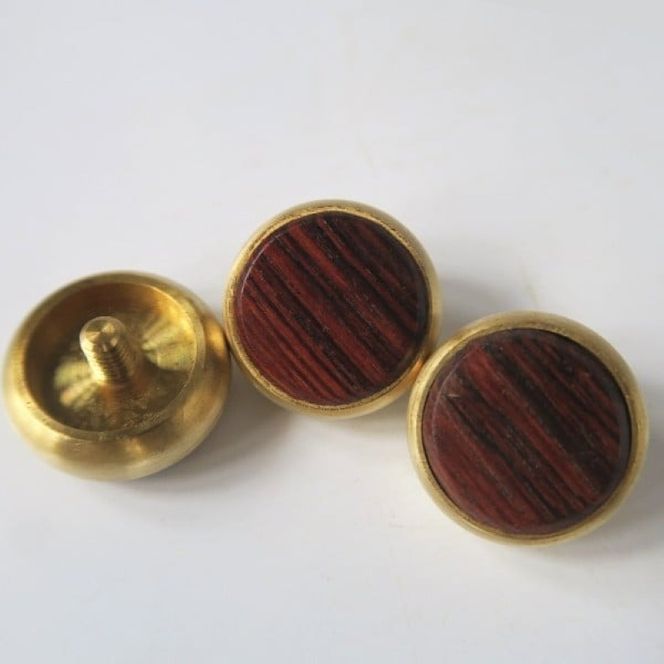 木製ピストンボタン Y型（真鍮削り出し） ［195S11］ Y型 真鍮削り出し 選べる 素材 花林コブ材 ローズウッド材 トランペット フリューゲルホルン コルネット ピッコロトランペット 木製 ピストンボタン 重量型 拡散防止 音質向上 フィンガーアクション 愛知県 小牧市 送料無料