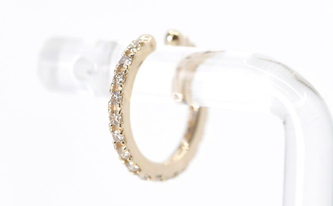 0.2ct 10金 イヤーカフ イエローゴールド 管理番号RTJ-019 246-001-YG