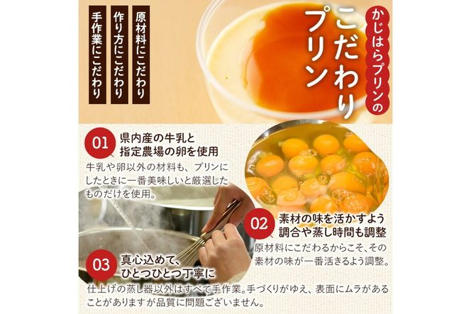 a529 選べる冷凍プリン！濃厚なめらかプリン各種合計10個(プレーン＆焦がしキャラメリーゼ計10個・プレーン10個・キャラメリーゼ10個)【かじはらプリン】姶良市 鹿児島県産 手づくり プリン専門店 ぷりん スイーツ おやつ デザート 洋菓子 冷凍 長期保存