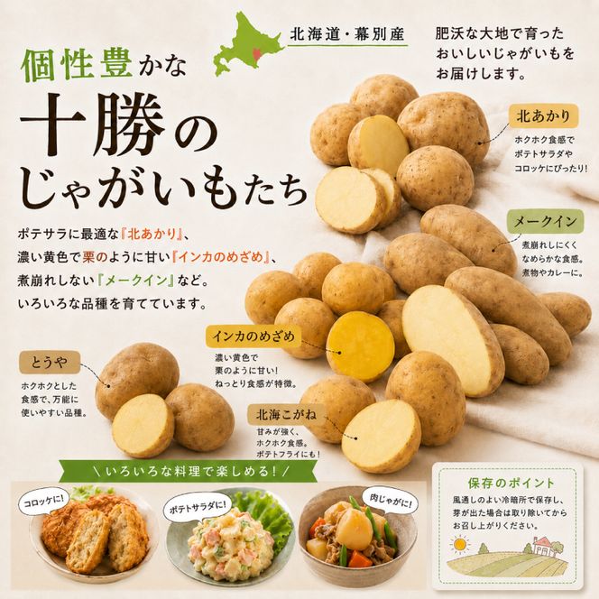 【先行予約】十勝幕別のじゃがいも15kg（北あかり）【北海道ホープランド農場】 野菜 
