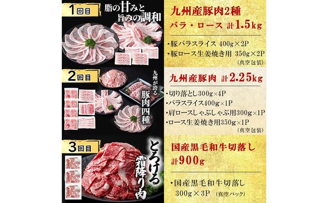 【定期便全5回】生活支援定期便(5ヶ月連続・総量8.5kg以上) t0066-008