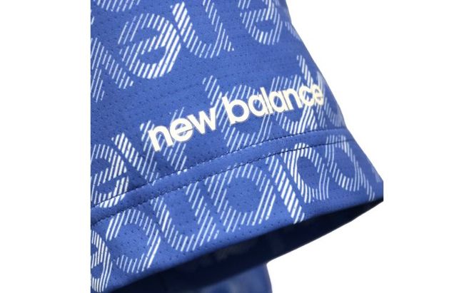 ニューバランスゴルフ ウェア 半袖 ポロシャツ メンズ 通気性 ブルー 012-6168007