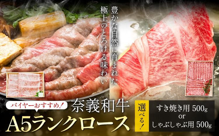 奈義和牛 A5ランクロース バイヤーおすすめ! 選べる しゃぶしゃぶ用 すき焼き用 500g 株式会社 天満屋[30日以内に出荷予定(土日祝除く]岡山県 矢掛町 和牛 牛肉 肉 A5ランク しゃぶしゃぶ すき焼き 送料無料---osy_ctmyngs_30d_25_36000_500---