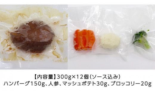 国産牛使用 こだわり 冷凍 ハンバーグ 12個 セット 牛肉 洋食 究極 本格 ビーフシチュー デミグラス レンジ可 惣菜 簡単 時短 [CT011us] レンチン レンジ 