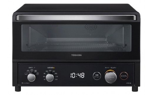 東芝 オーブン トースター HTR-R8(K) ブラック 高火力 遠赤外線 1300W ふっくら もちもち トースト4枚 パン ピザ ノンフライ調理 自動メニュー お手入れ簡単 家電 キッチン家電 人気 おすすめTOSHIBA 神奈川県 川崎市